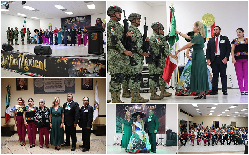 Conmemoran el 214 Aniversario del Grito de Independencia de México ...